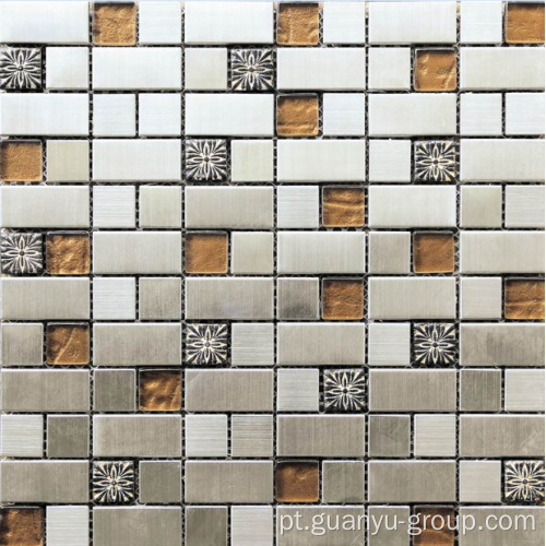 mosaico de material diversificado